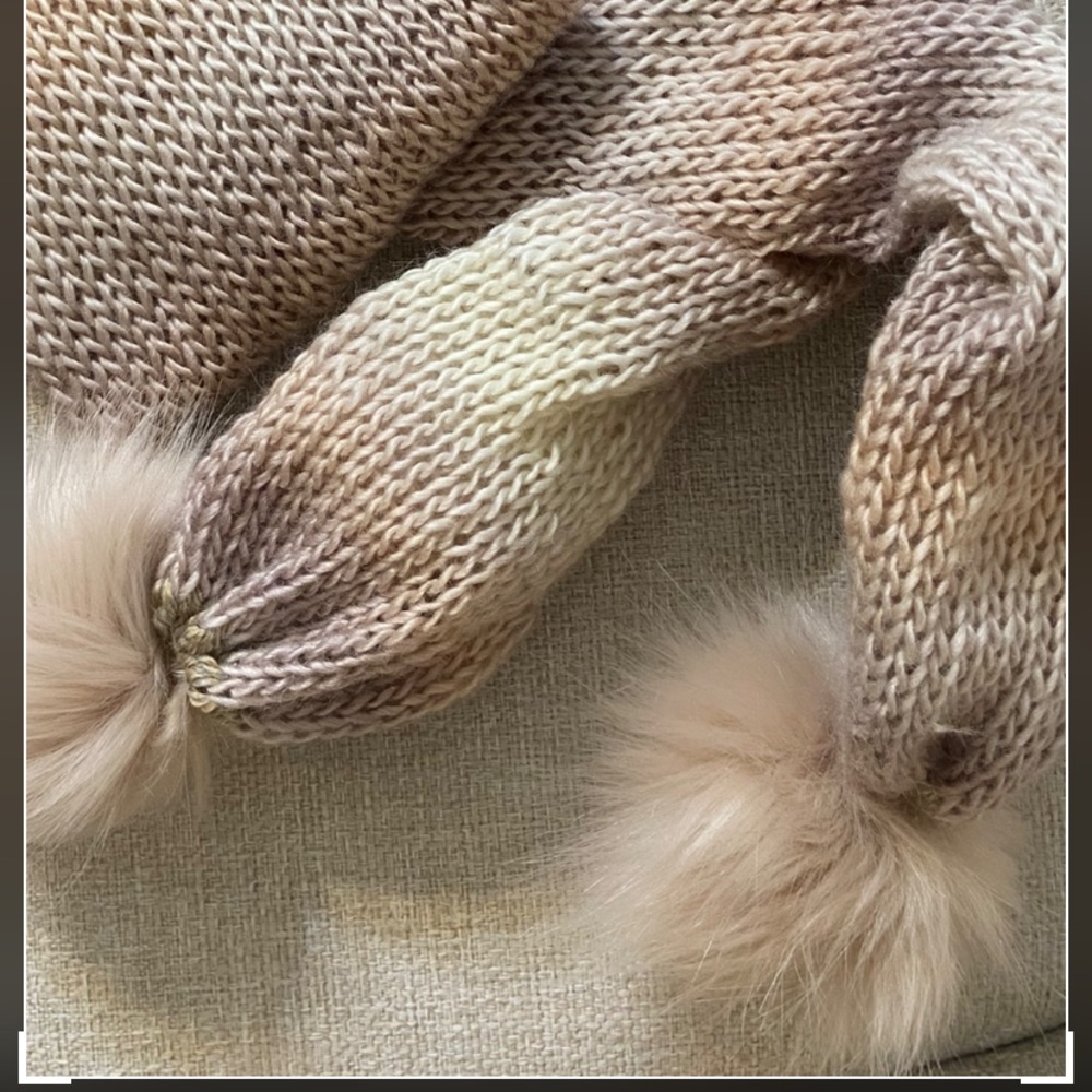 Wool& Viscose unique knitted beanie NEW🧶🆒 - Picture 6 of 7